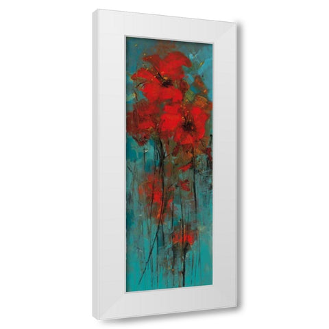 Delights of the Heart I White Modern Wood Framed Art Print by Solis, Luis