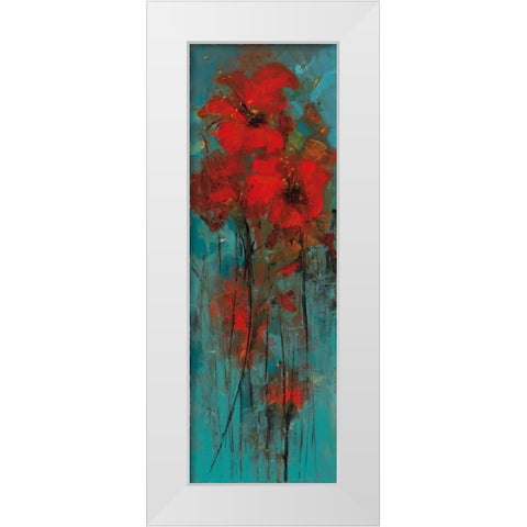 Delights of the Heart I White Modern Wood Framed Art Print by Solis, Luis