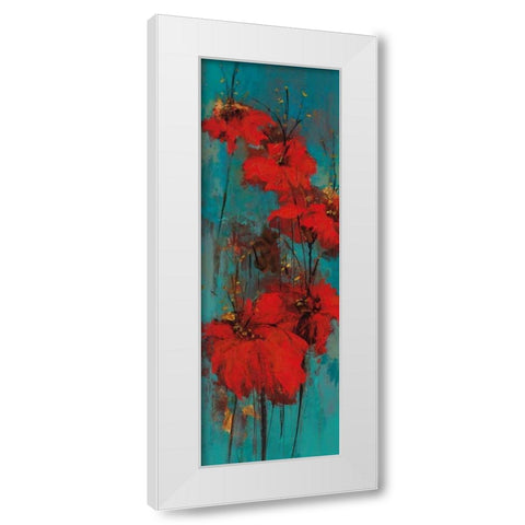 Delights of the Heart II White Modern Wood Framed Art Print by Solis, Luis