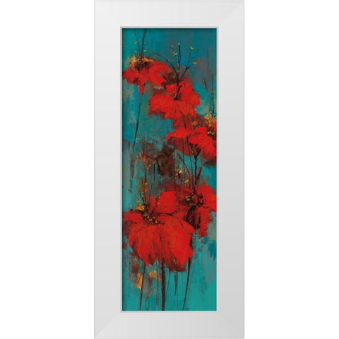 Delights of the Heart II White Modern Wood Framed Art Print by Solis, Luis