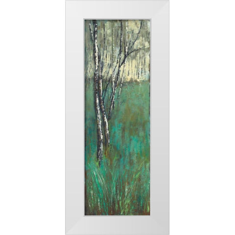 Natures Companions I White Modern Wood Framed Art Print by Solis, Luis