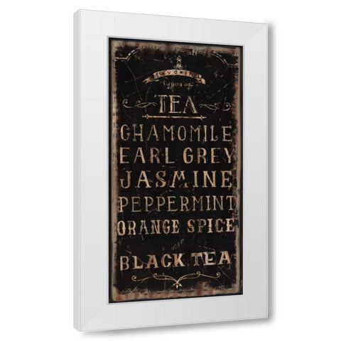 Tea White Modern Wood Framed Art Print by Sanchez, Luis