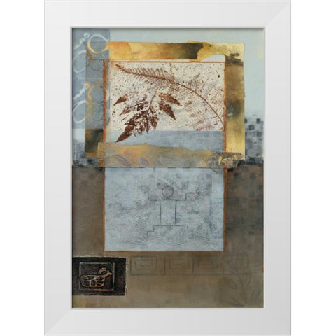 Nature Leaf I White Modern Wood Framed Art Print by Tunick, Connie