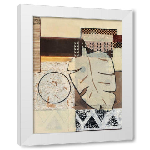 Global Patterns I White Modern Wood Framed Art Print by Tunick, Connie