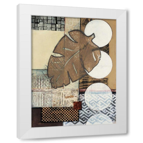 Global Patterns II White Modern Wood Framed Art Print by Tunick, Connie