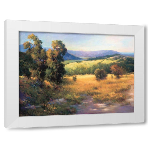 Malibu Canyon White Modern Wood Framed Art Print by Tomao, Jennie