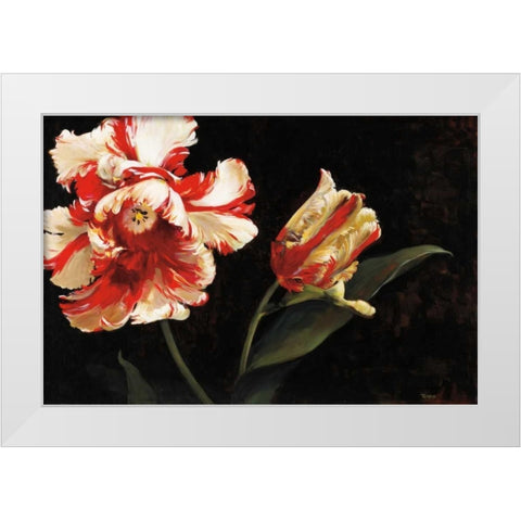 Resplendent White Modern Wood Framed Art Print by Tomao, Jennie