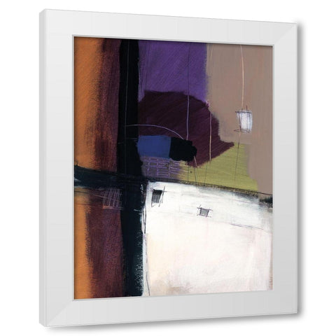 Linear Motion IV White Modern Wood Framed Art Print by Thorngren, Mary Beth