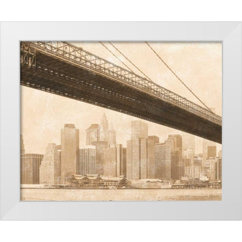 Golden Age I White Modern Wood Framed Art Print by Tarras, Teo