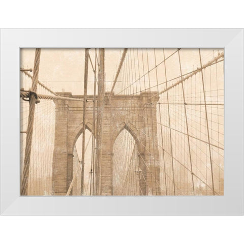 Golden Age IV White Modern Wood Framed Art Print by Tarras, Teo