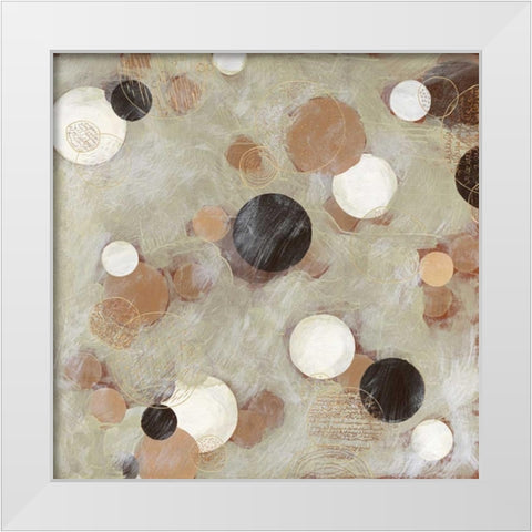 Ice Cream Shops White Modern Wood Framed Art Print by Wood, Arleigh