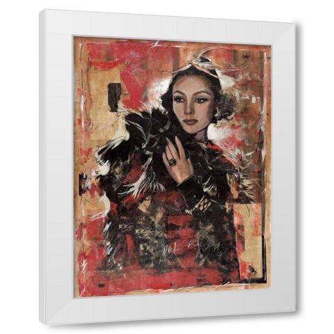 Vintage Goddess I White Modern Wood Framed Art Print by Wiley, Marta G.