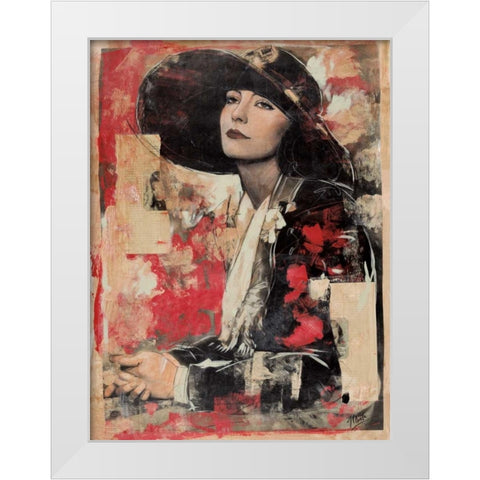 Vintage Goddess II White Modern Wood Framed Art Print by Wiley, Marta G.