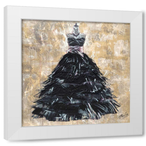 Gala I White Modern Wood Framed Art Print by Wiley, Marta G.