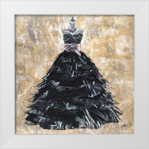 Gala I White Modern Wood Framed Art Print by Wiley, Marta G.