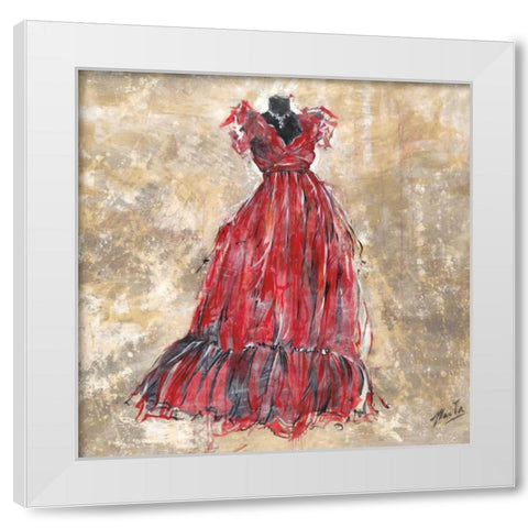 Gala II White Modern Wood Framed Art Print by Wiley, Marta G.