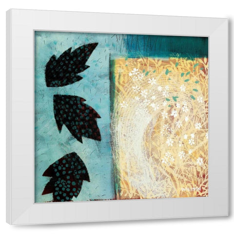 The Voice in the Wind White Modern Wood Framed Art Print by Willson, Valerie