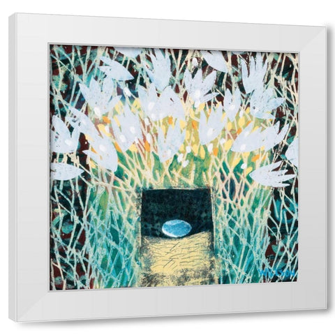 Hope White Modern Wood Framed Art Print by Willson, Valerie