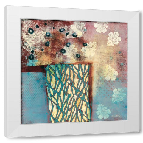 Guidepost White Modern Wood Framed Art Print by Willson, Valerie