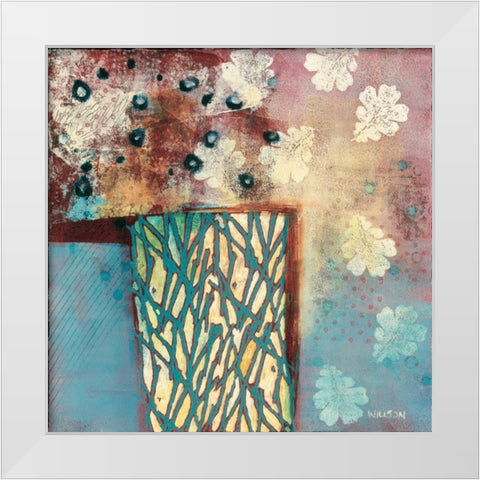 Guidepost White Modern Wood Framed Art Print by Willson, Valerie