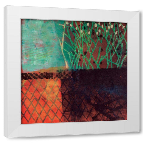 Borrowed Light White Modern Wood Framed Art Print by Willson, Valerie