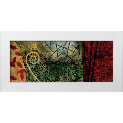 Vernal Moonrise White Modern Wood Framed Art Print by Willson, Valerie