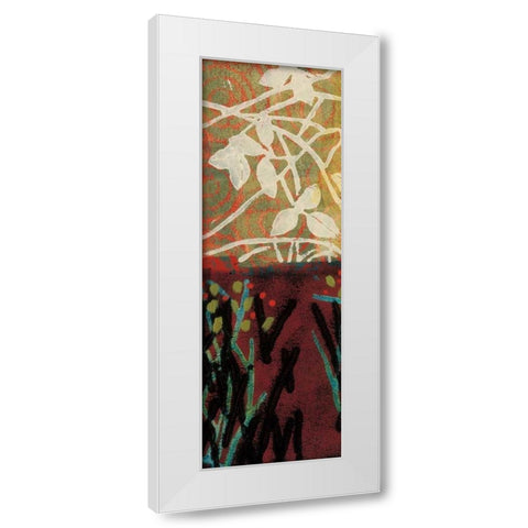 Secret Pathways White Modern Wood Framed Art Print by Willson, Valerie