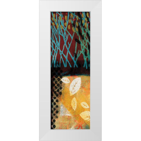 Meadows Edge White Modern Wood Framed Art Print by Willson, Valerie