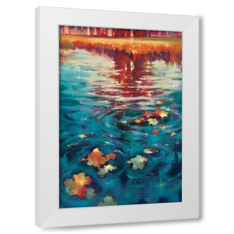 Essence White Modern Wood Framed Art Print by Young, Donna