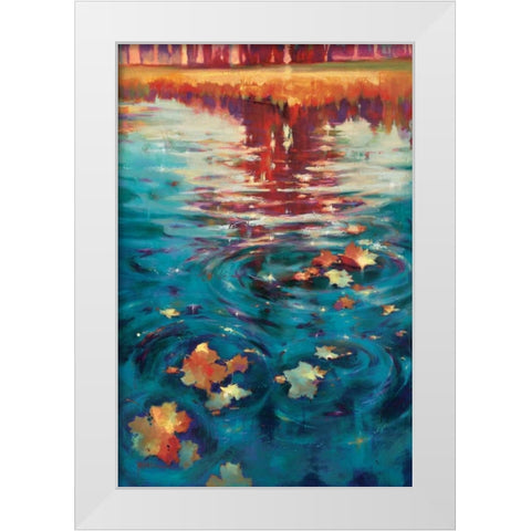 Essence White Modern Wood Framed Art Print by Young, Donna