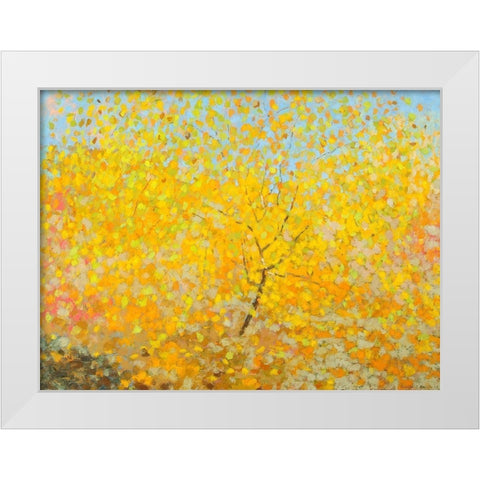 Series Weeping Katsura White Modern Wood Framed Art Print by Bajility, Andra