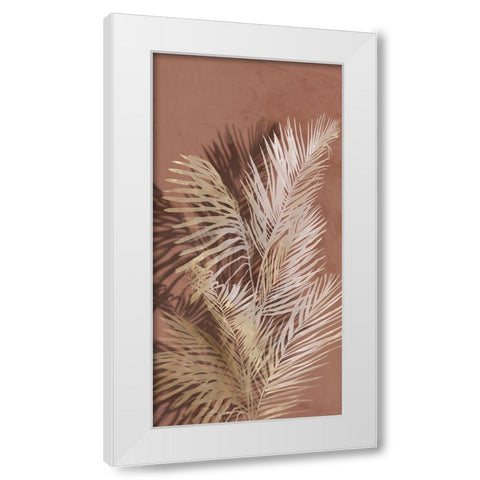 Warm Tropics I  White Modern Wood Framed Art Print by Aria K