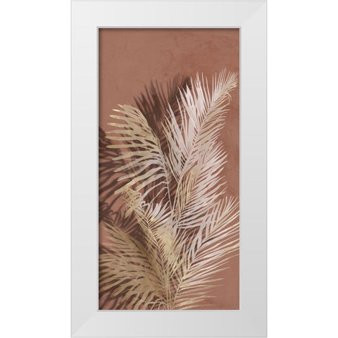 Warm Tropics I  White Modern Wood Framed Art Print by Aria K