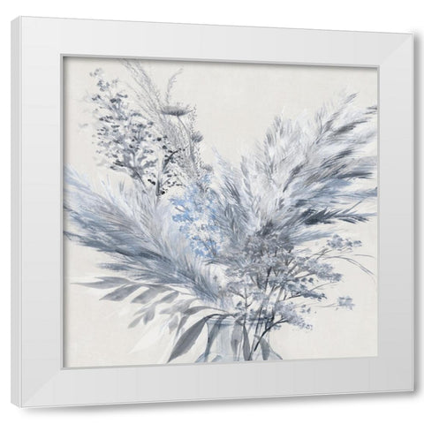 Jean I White Modern Wood Framed Art Print by Aria K