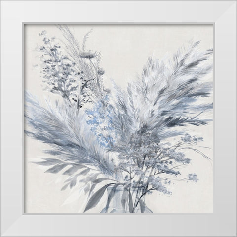 Jean I White Modern Wood Framed Art Print by Aria K
