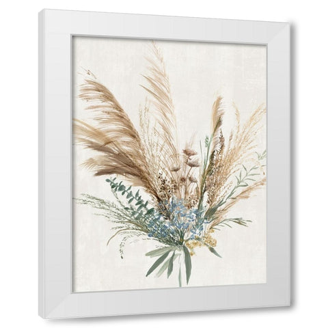 Rustic Bouquet II White Modern Wood Framed Art Print by Aria K