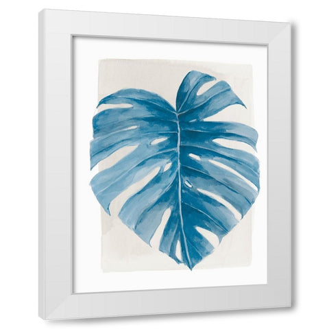 Palms at Sunset I White Modern Wood Framed Art Print by Aria K