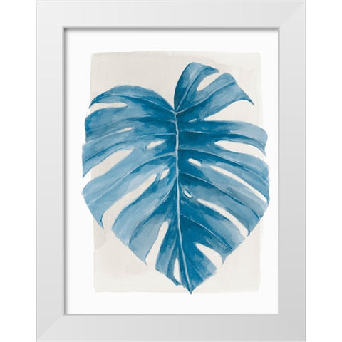 Palms at Sunset I White Modern Wood Framed Art Print by Aria K