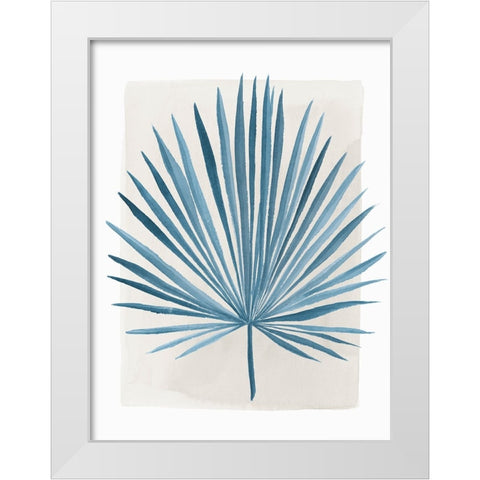 Palms at Sunset II White Modern Wood Framed Art Print by Aria K