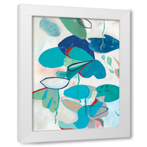 Aquatic Atmosphere I White Modern Wood Framed Art Print by Rosa, Diana