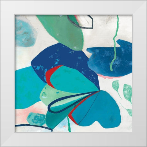 Aquatic Atmosphere II White Modern Wood Framed Art Print by Rosa, Diana
