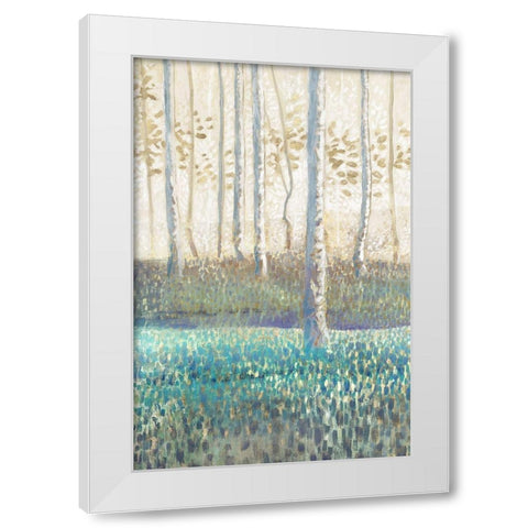 Comprehension II White Modern Wood Framed Art Print by Del Rizzo, Anthony