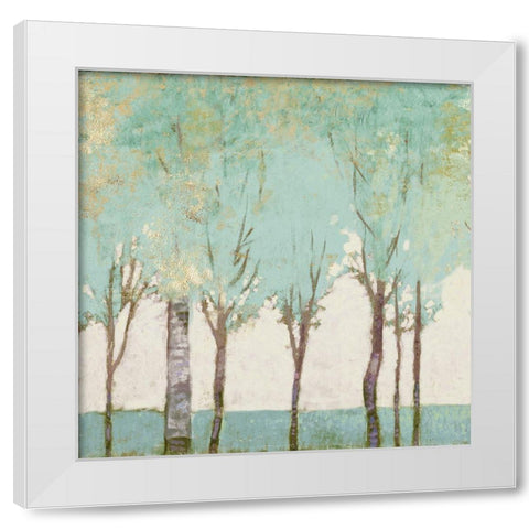 Evergreen Wanderlust II  White Modern Wood Framed Art Print by Del Rizzo, Anthony