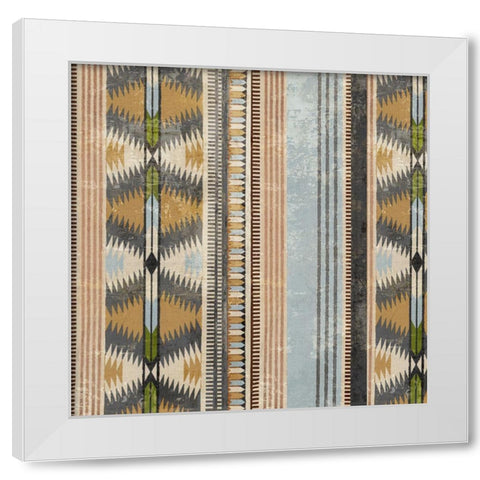 Navaho II  White Modern Wood Framed Art Print by Peal, Emma