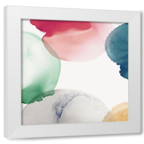 Delicate Transparency II White Modern Wood Framed Art Print by Peal, Emma