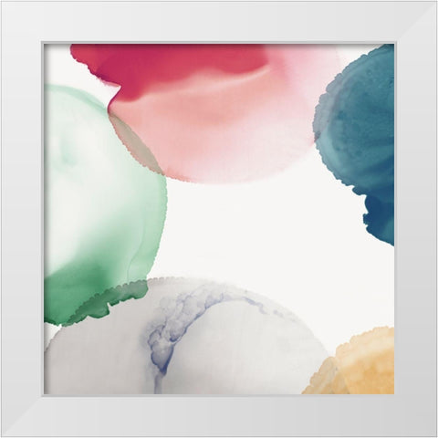 Delicate Transparency II White Modern Wood Framed Art Print by Peal, Emma