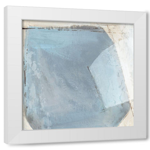 Blue See White Modern Wood Framed Art Print by Peal, Emma