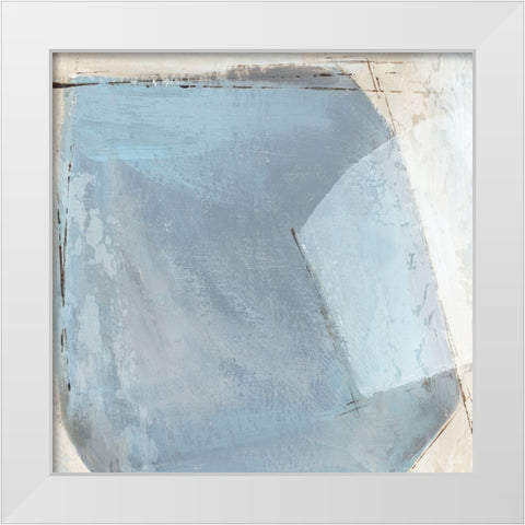Blue See White Modern Wood Framed Art Print by Peal, Emma