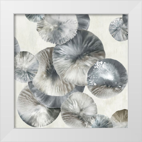 Cosmic Symphony White Modern Wood Framed Art Print by Peal, Emma