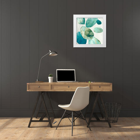 Transcendent Visions White Modern Wood Framed Art Print by Peal, Emma